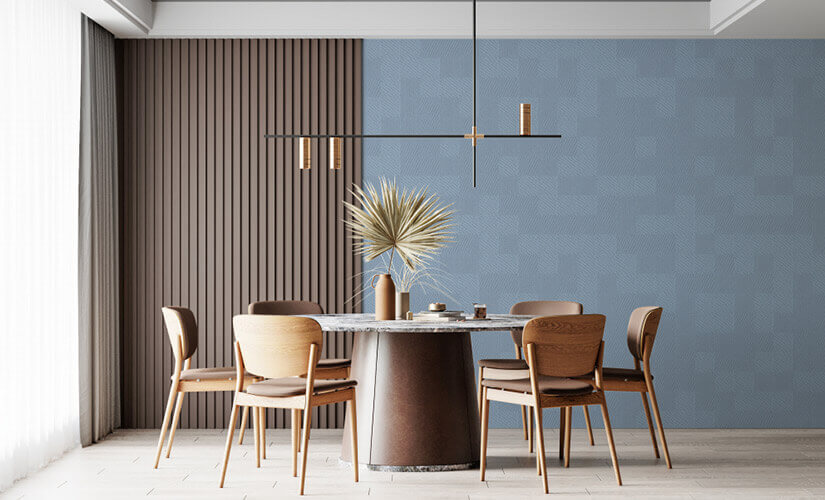 Стеклообои Bautex Design New York в столовой Стеклообои Bautex Design New York в столовой