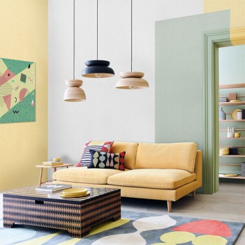 Дизайнерские стеклообои Wellton Decor Мемфис