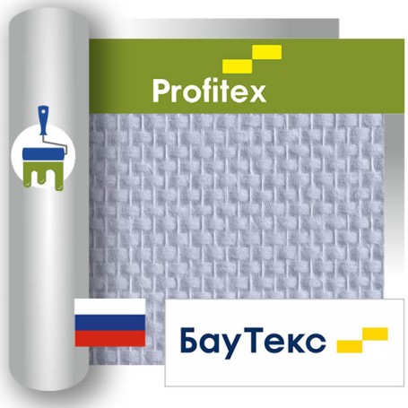 Стеклообои BauTex Profitex Р 17 Рогожка средняя 1х25 м