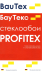 Стеклообои BauTex Profitex Р 17 Рогожка средняя 1х25 м