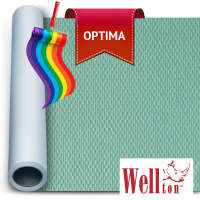 Стеклообои Wellton Optima Рогожка средняя WO1150, 1*25м