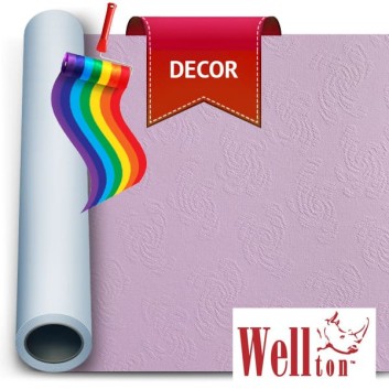 Стеклообои Wellton Decor Розы WD810, 1*12,5 м