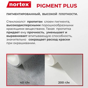 Стеклохолст Нортекс пигментированный 200г/м²