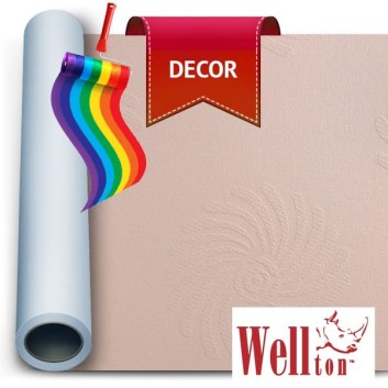 Стеклообои Wellton Decor Хризантема WD790, 1*12,5 м