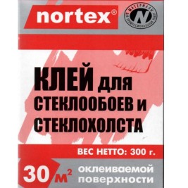 Nortex для стеклообоев и стеклохолста сухой, 300г на 30м²