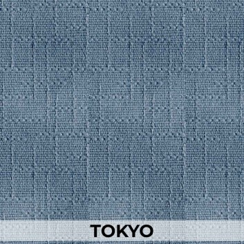Жаккардовые обои Tokyo by BauTex Design серо-синие