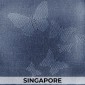 Жаккардовые обои Singapore by BauTex Design серо-синие