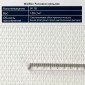 Текстура стеклообоев W 18 Рогожка средняя