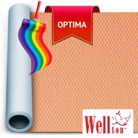 Стеклообои Wellton Optima Рогожка средняя WO110, 1*25м