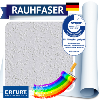 Обои Erfurt Rauhfaser 40/75 PRO (структурные бумажные с древесным волокном) 125*0.75м