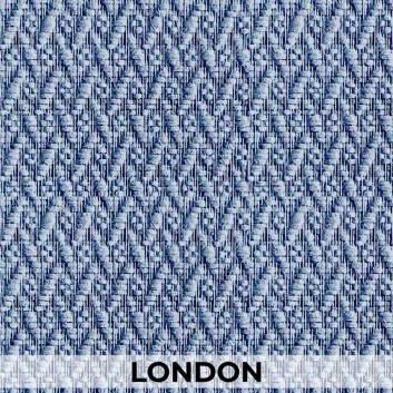 Жаккардовые обои London by BauTex Design серо-синие
