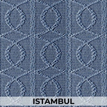 Жаккардовые обои Istanbul by BauTex Design серо-синие