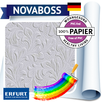 Обои Erfurt Novaboss 314 бумажные под окраску (рулон 5.3m²,  10,05*0,53м)