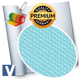 Стеклообои Vitrulan Aqua plus Pigment 608 Рогожка крупная 1*25м