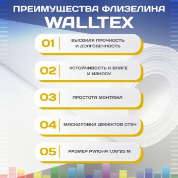 Флизелин Walltex 110 г/м²