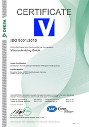 Менеджмент качества: Vitrulan соответствует ISO 9001 Менеджмент качества: Vitrulan соответствует ISO 9001